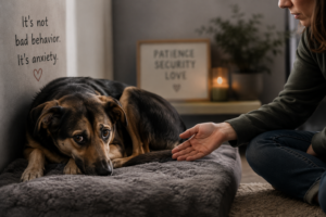 Anxiety in rescue dogs?